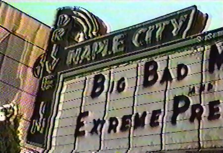 Maple City Drive-In Theatre - Marquee Close-Up From Daryll Burgess (newer photo)